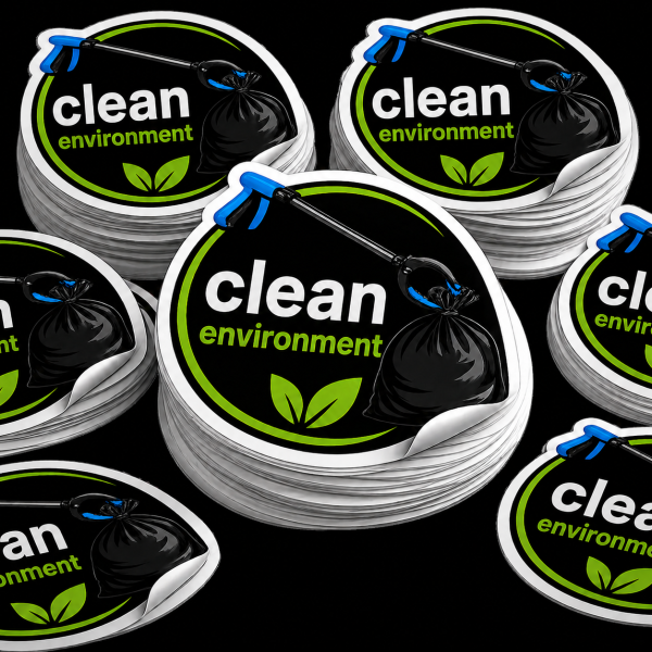 Clean environment original stickers